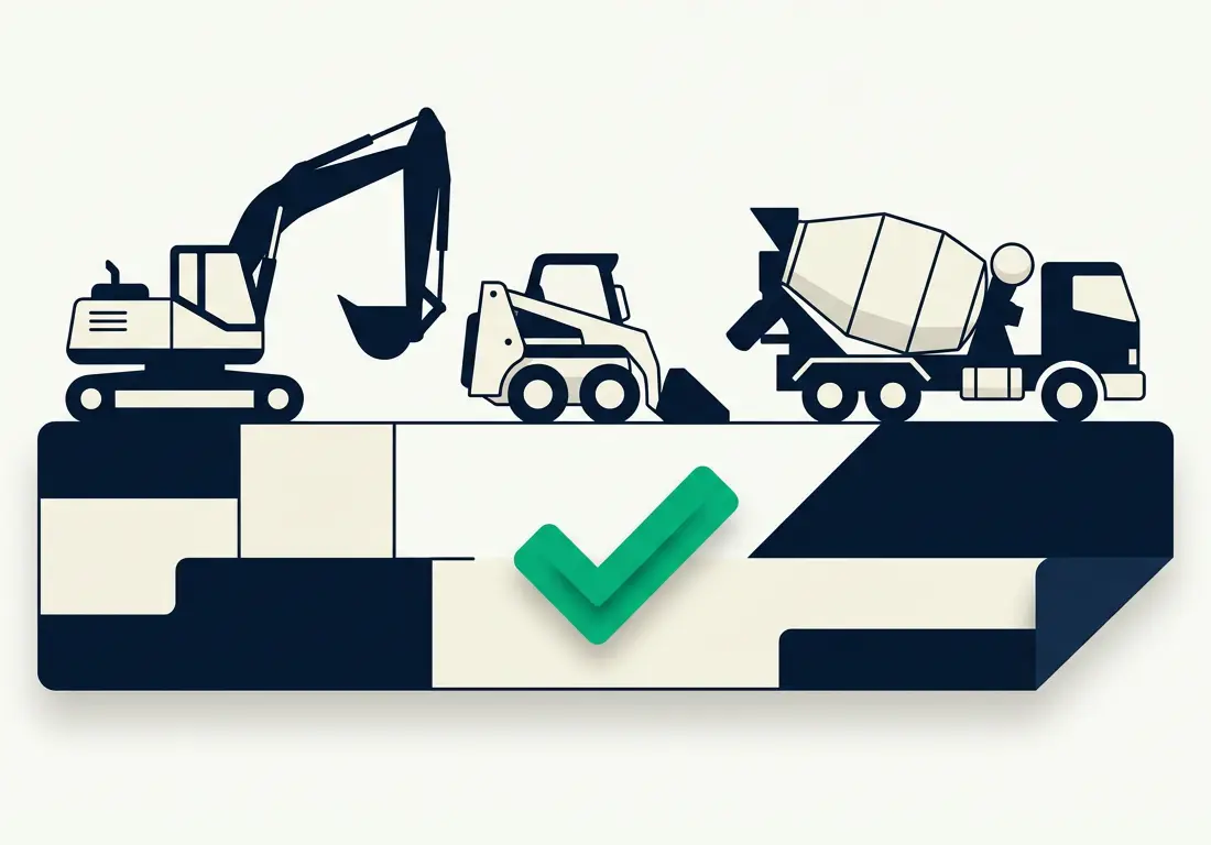 Construction equipment financing for excavators, loaders, and tools