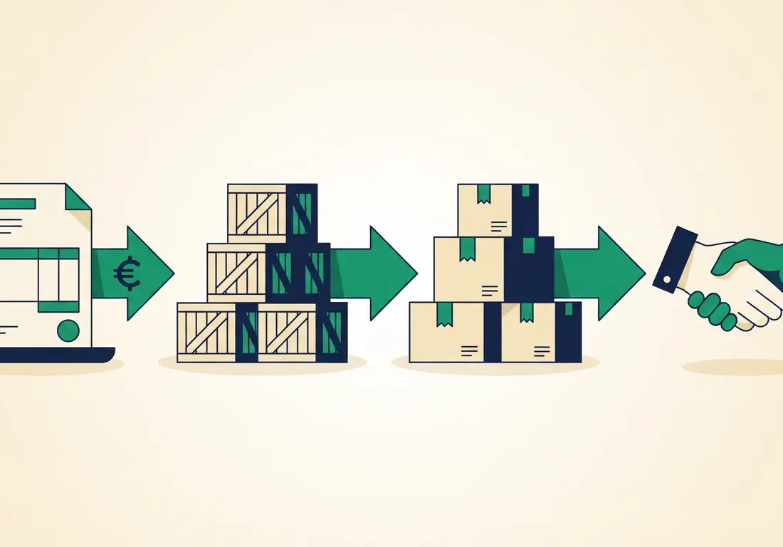 Purchase order financing for manufacturers fulfilling large orders