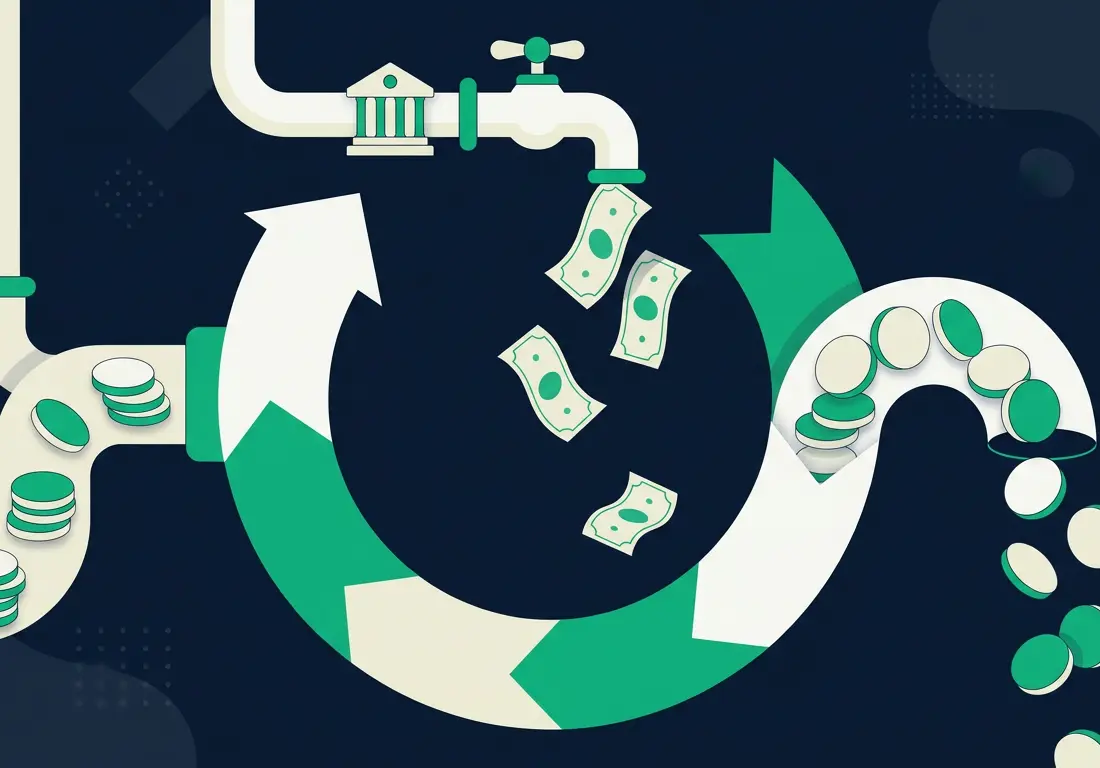 How a revolving business line of credit works: draw, repay, redraw